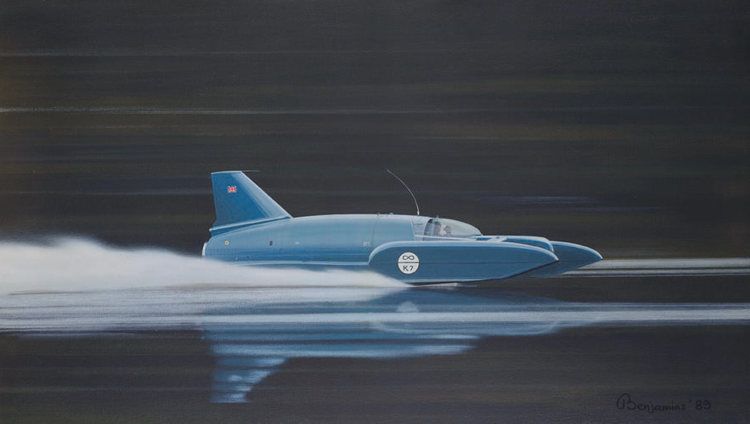 10th November 1958, 248.62 mph, Donald Campbell OBE - Bluebird K7