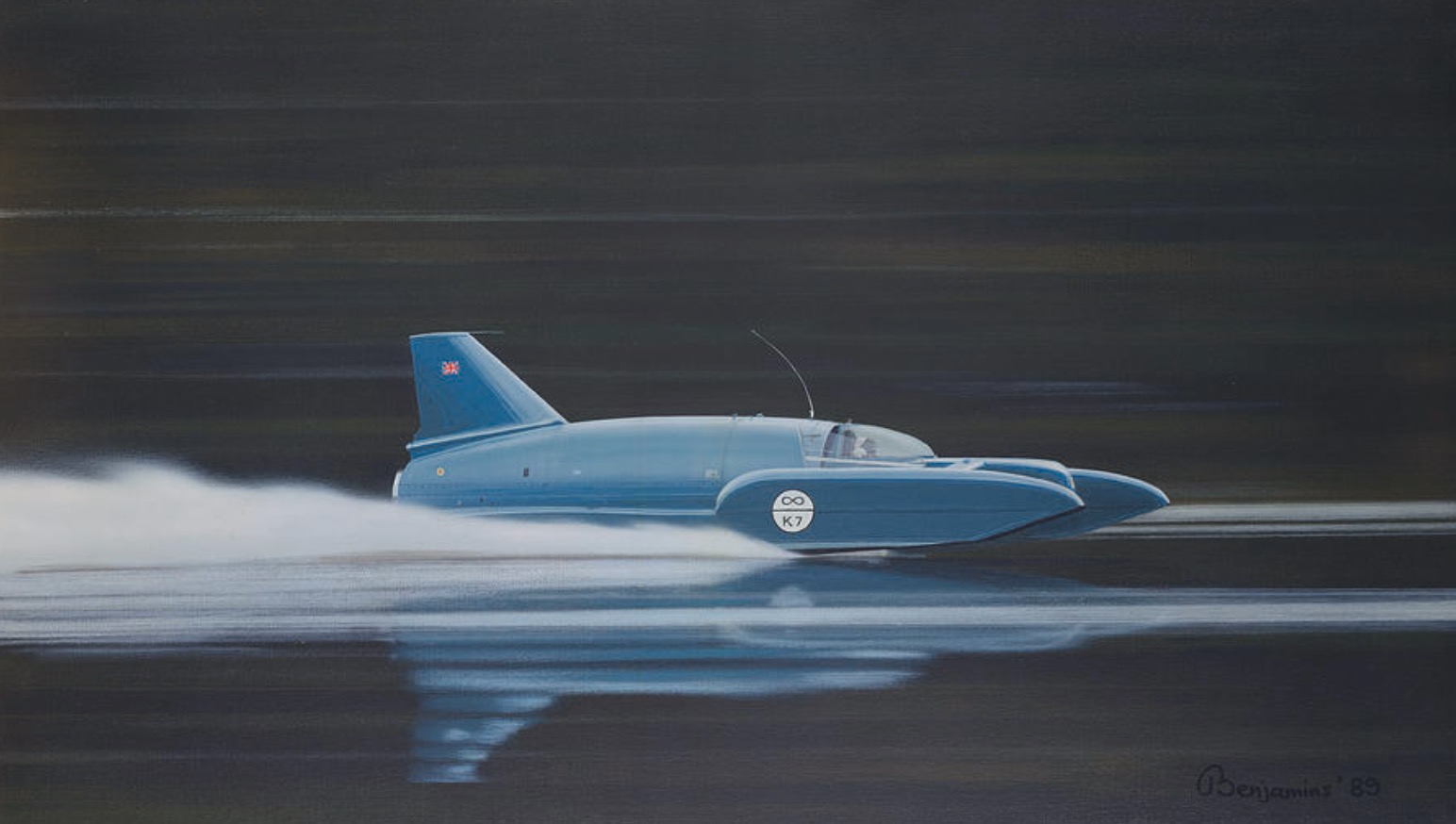 Bluebird K7 Boat - Gina Campbell