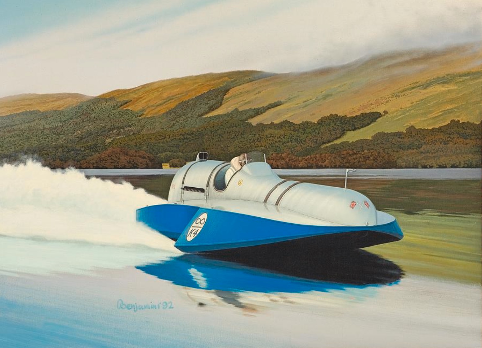 Bluebird K4 Boat