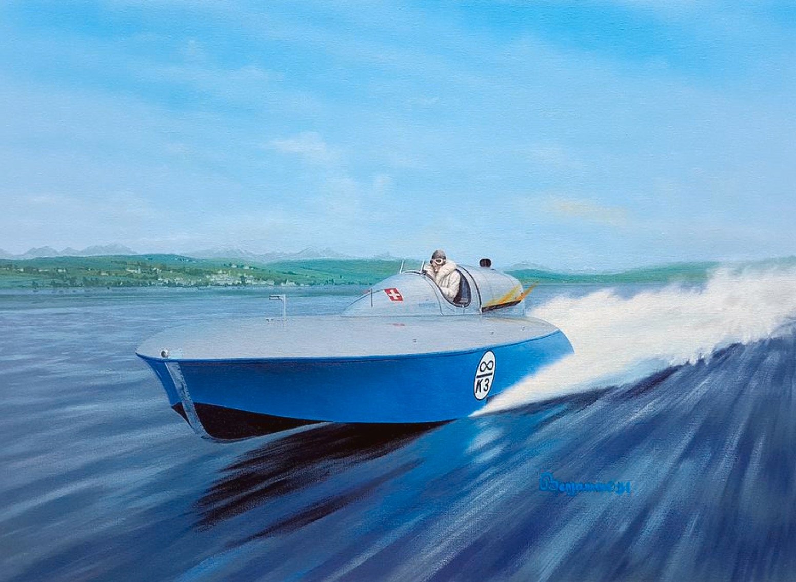 Bluebird K3 Boat